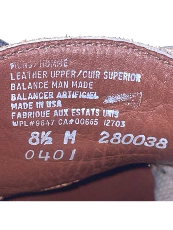 Eddie Bauer Men’s Brown Leather Derby Style Dress Shoes Size 8.5M main image 6